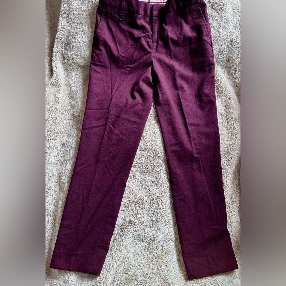 Banana Republic Women's Purple Straight Leg Pants